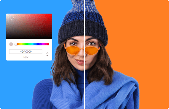 Hintergrundfarbe online ändern
