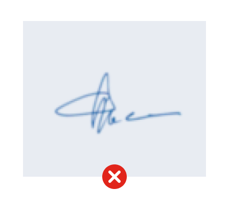 Illigeble signature