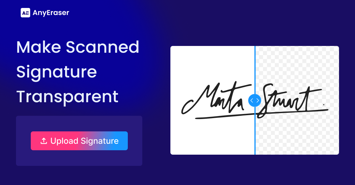 Signature Background Remover For Scanned Signature