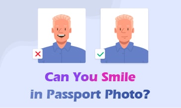 Você consegue sorrir em uma foto de passaporte?