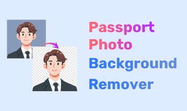 Eliminador de fondo de fotografía de pasaporte