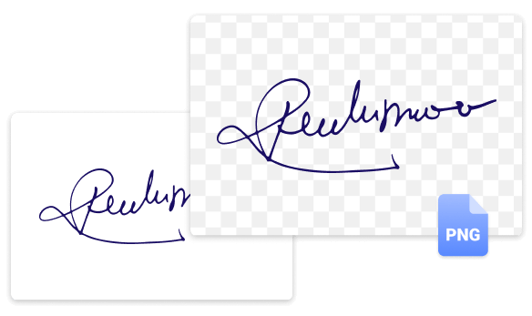 Libreng signature background remover